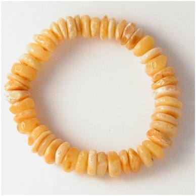 Yellow amber bracelet