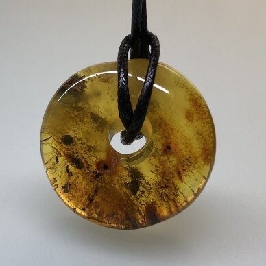 Amber bead - pendant