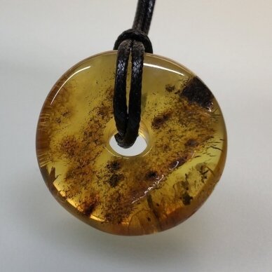 Amber bead - pendant 3