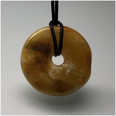 Amber bead - pendant