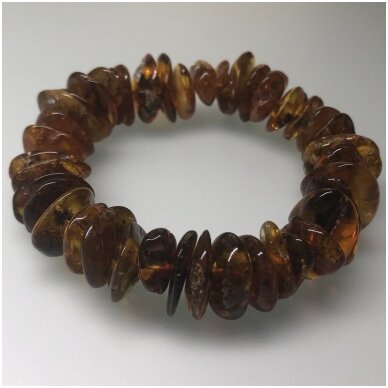 Big dark amber bracelet