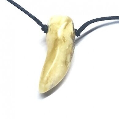 Pendant from white amber 2