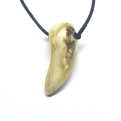 Pendant from white amber 3