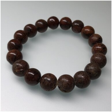 Dark brown amber bracelet