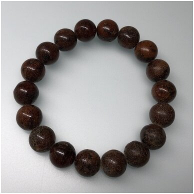 Dark brown amber bracelet 3