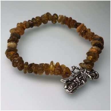 Amber bracelet for kids "Bike" 2