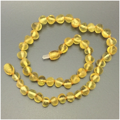 Amber necklace for children