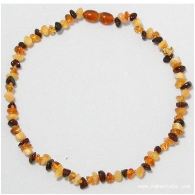 Amber necklace for children