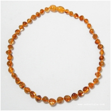 Amber necklace for children