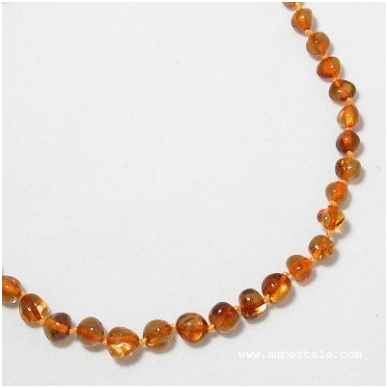 Amber necklace for children 2